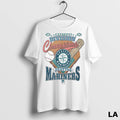 Original Seattle Mariners 1995 Western Division Champions Vintage Logo Ladies