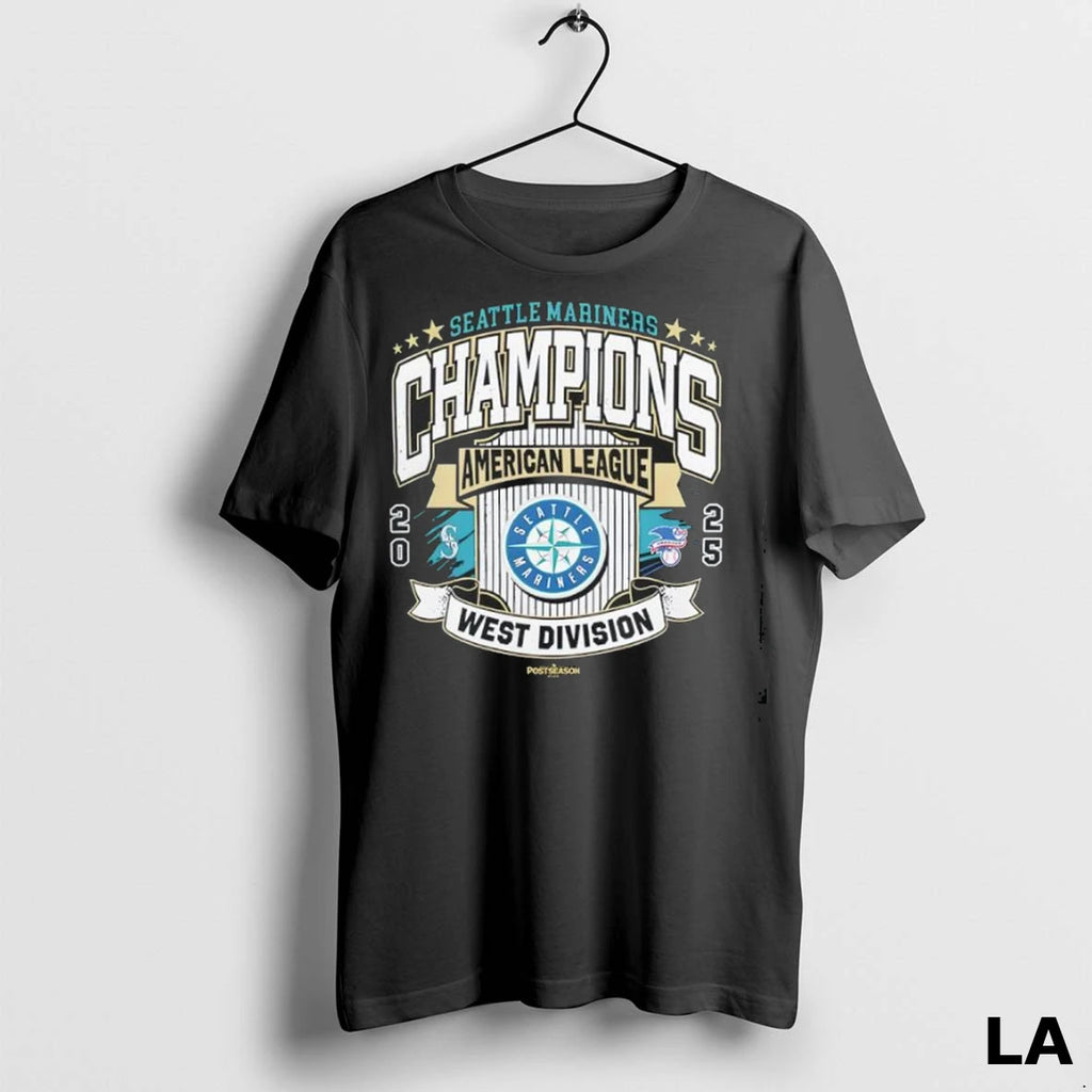 Original Seattle Mariners 2025 Al West Division Champions Celebration