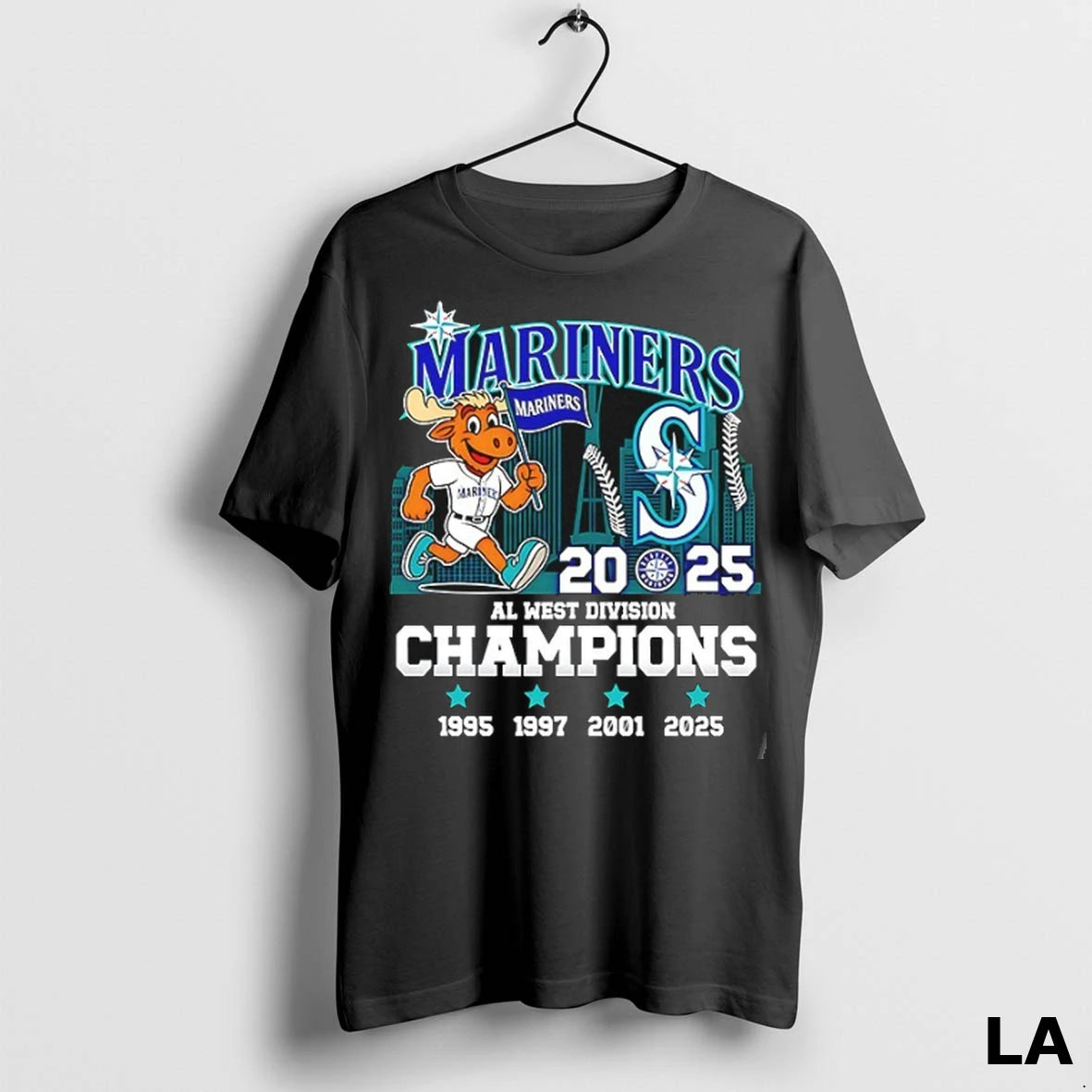 Original Seattle Mariners 2025 Al West Division Champions Mascot