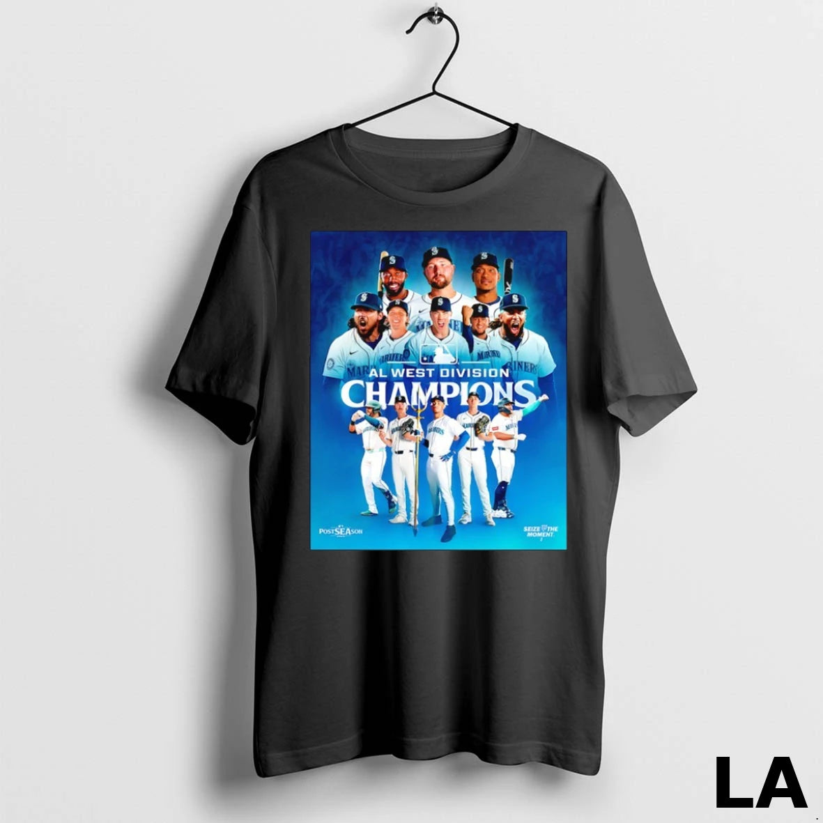 Original Seattle Mariners 2025 Postseason Al West Chamions Seize The Moment