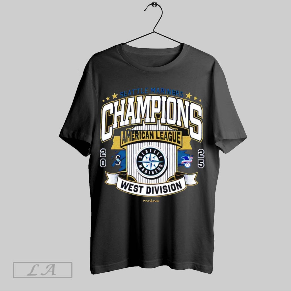 Original Seattle Mariners Al West Division Champions 2025 American League Celebration