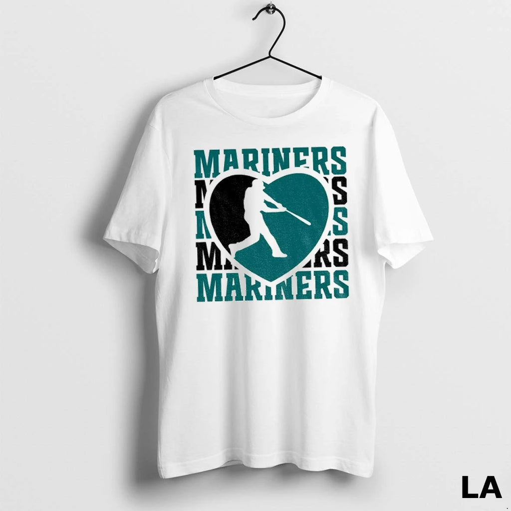 Original Seattle Mariners Baseball Logo Heart Mlb For Fan
