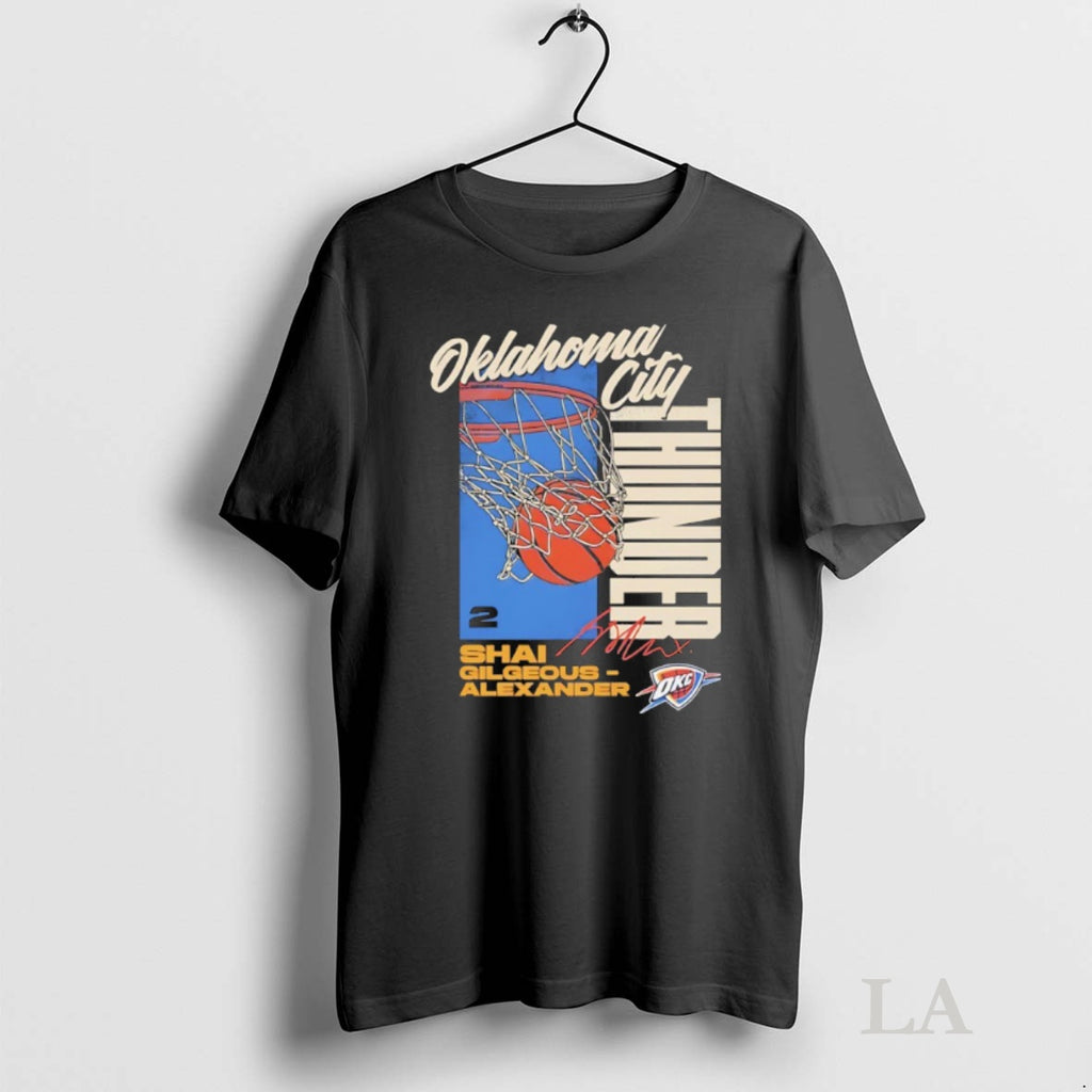 Original Shai Gilgeous Alexander Oklahoma City Thunder All Net Signature