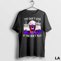Original Skull With Purple Flag You Cant Lose If You Dont Play