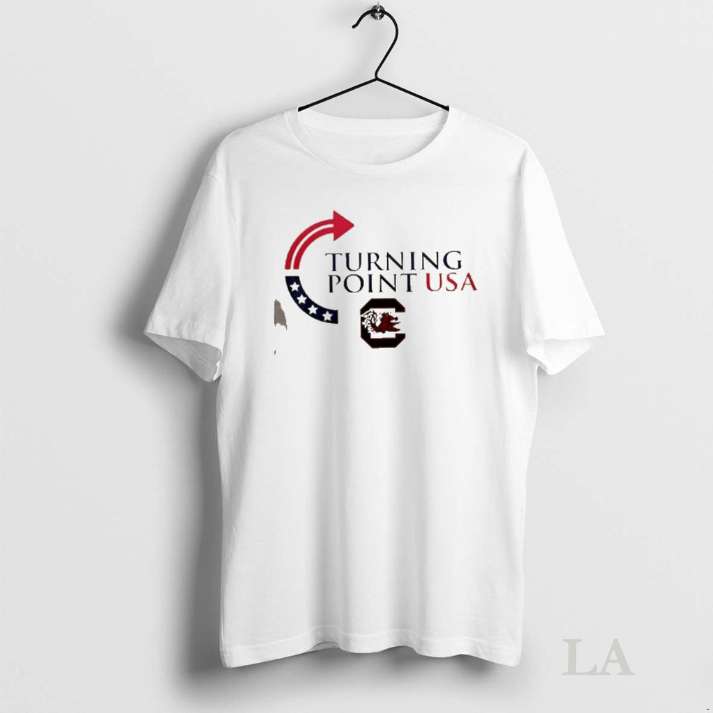 Original South Carolina Gamecocks X Turning Point Usa Freedom Charlie Kirk 2 Sided