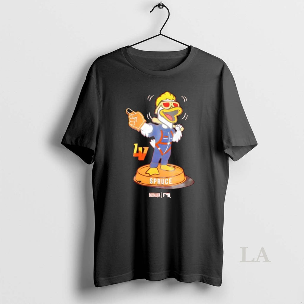 Original Spruce Mascots For The Las Vegas Aviators Baseball Team