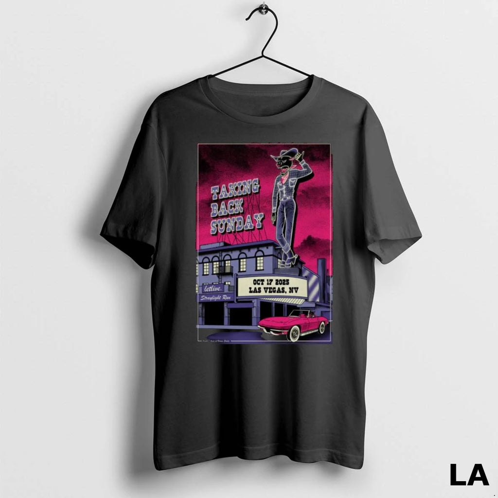 Original Taking Back Sunday Fontainebleau Las Vegas Nv Oct 17 2025 Long Sleve