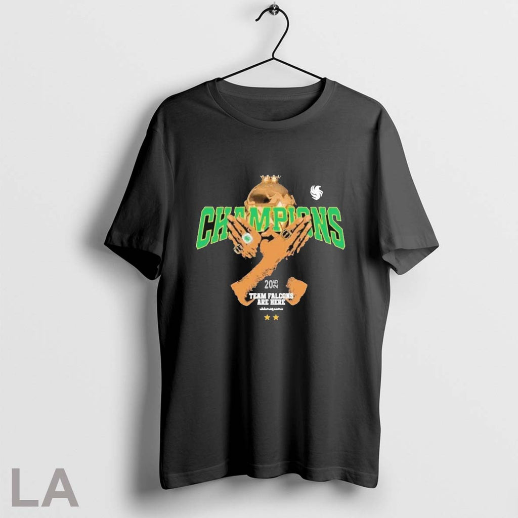 Original Team Falcons Are Here Champions 2025 T Shirts