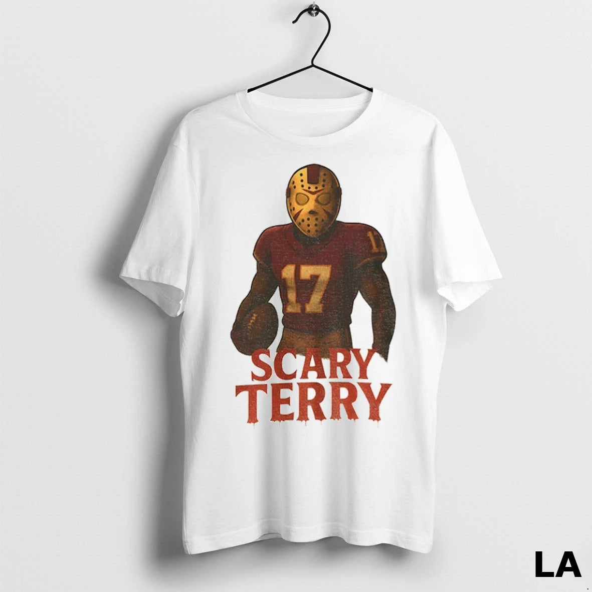 Original Terry Mclaurin Jason Voorhees Washington Commanders Scary Terry Football Fan Gift