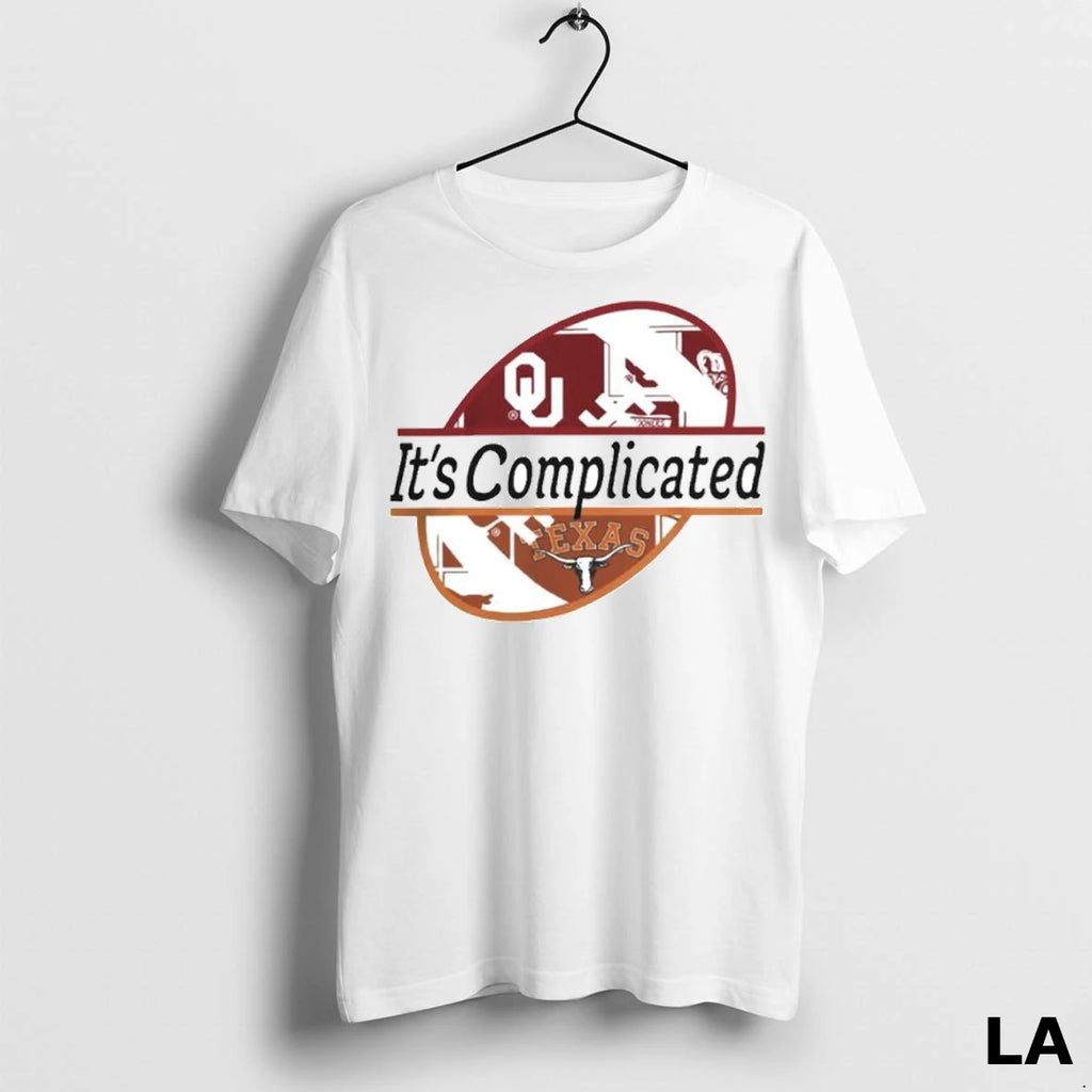 Original Texas Longhorns Vs Oklahoma Sooners Red River Rivalry 2025 Its Complicated Ornaments