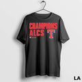Original Texas Rangers 2025 Alcs Champions Mlb Locker Room Gear