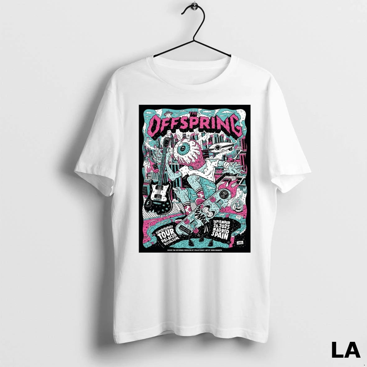Original The Offspring Supercharged Tour Palacio Vistalegre In Madrid Spain September 26 2025