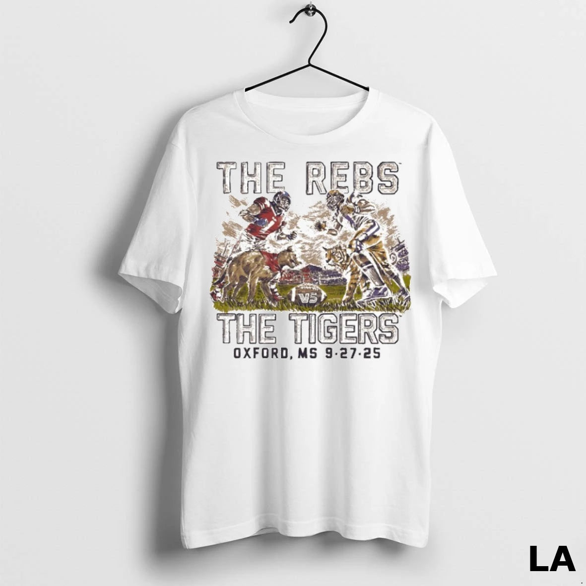 Original The Rebs Ole Miss Vs The Tigers Lsu September 27 2025