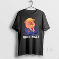 Original Trump Hair Quiet Piggy Sarcastic Pig Cartoon Humor