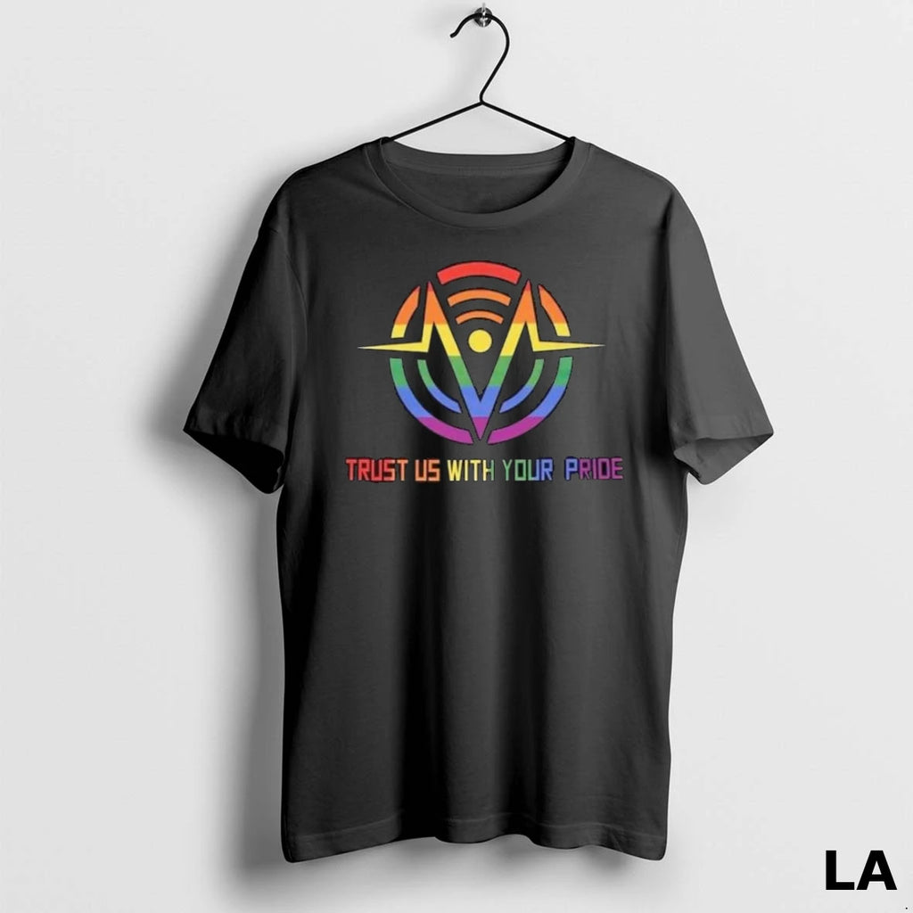 Original Trust Us With Your Pride Lgbt Logo Long Sleve