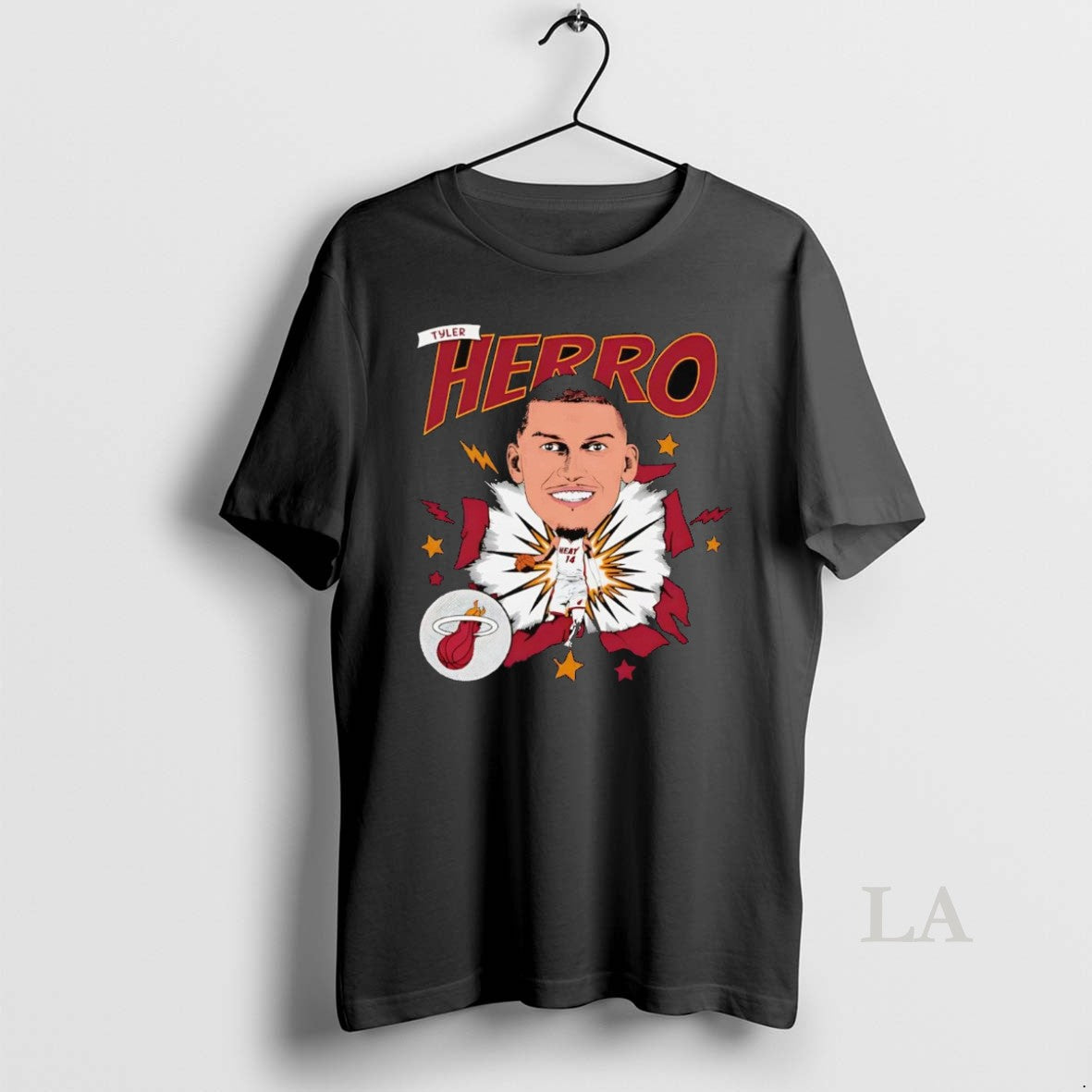 Original Tyler Herro Caricature Miami Heat