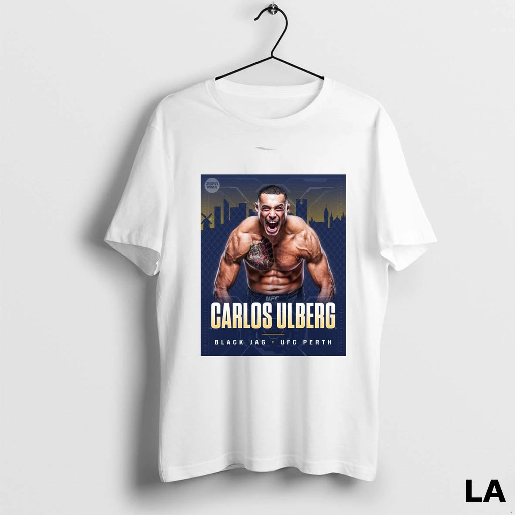 Original Ufc Perth Carlos Ulberg Black Jag Light Heavyweight 2025