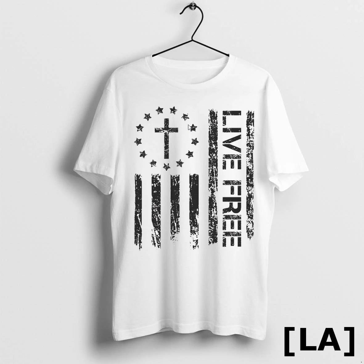 Original Us Flag Christian Conservative Live Free