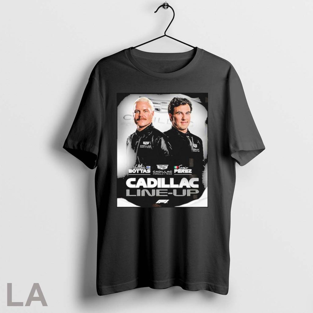 Original Valtteri Bottas Sergio Perez Cadillac Line Up F1 Team Formula 1 Racing 2025 Sports