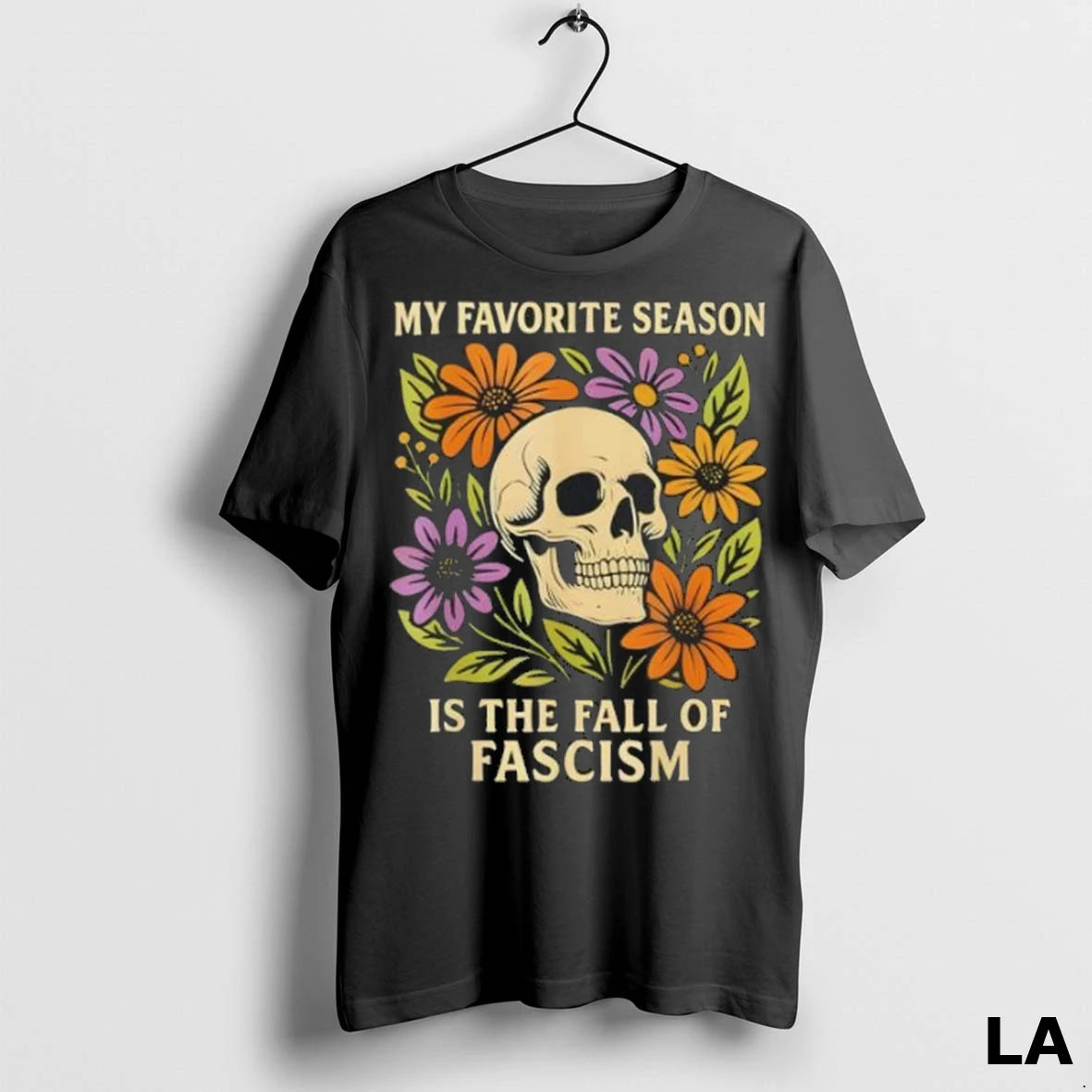 Original Vintage My Favorite Season Is The Fall Of Fascism Halloween