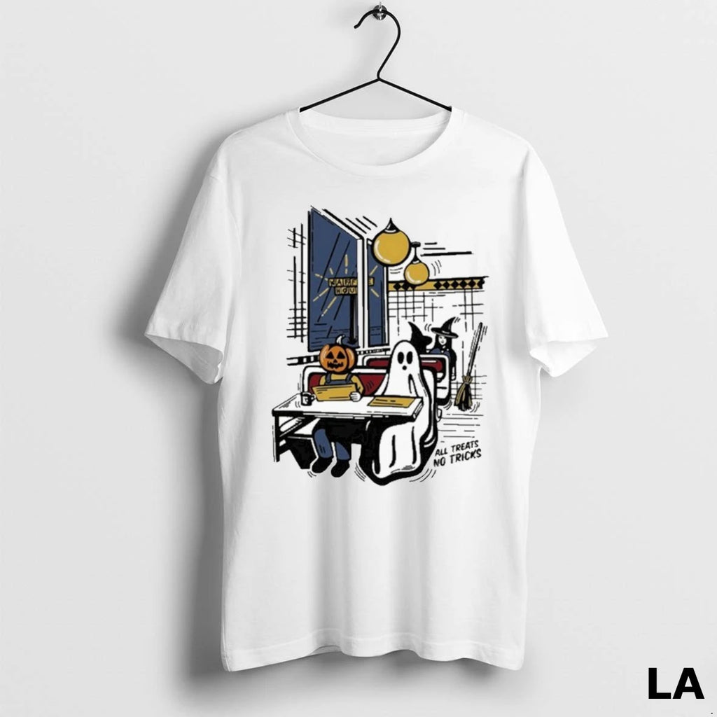 Original Waffle House All Tricks No Treats Youth Halloween