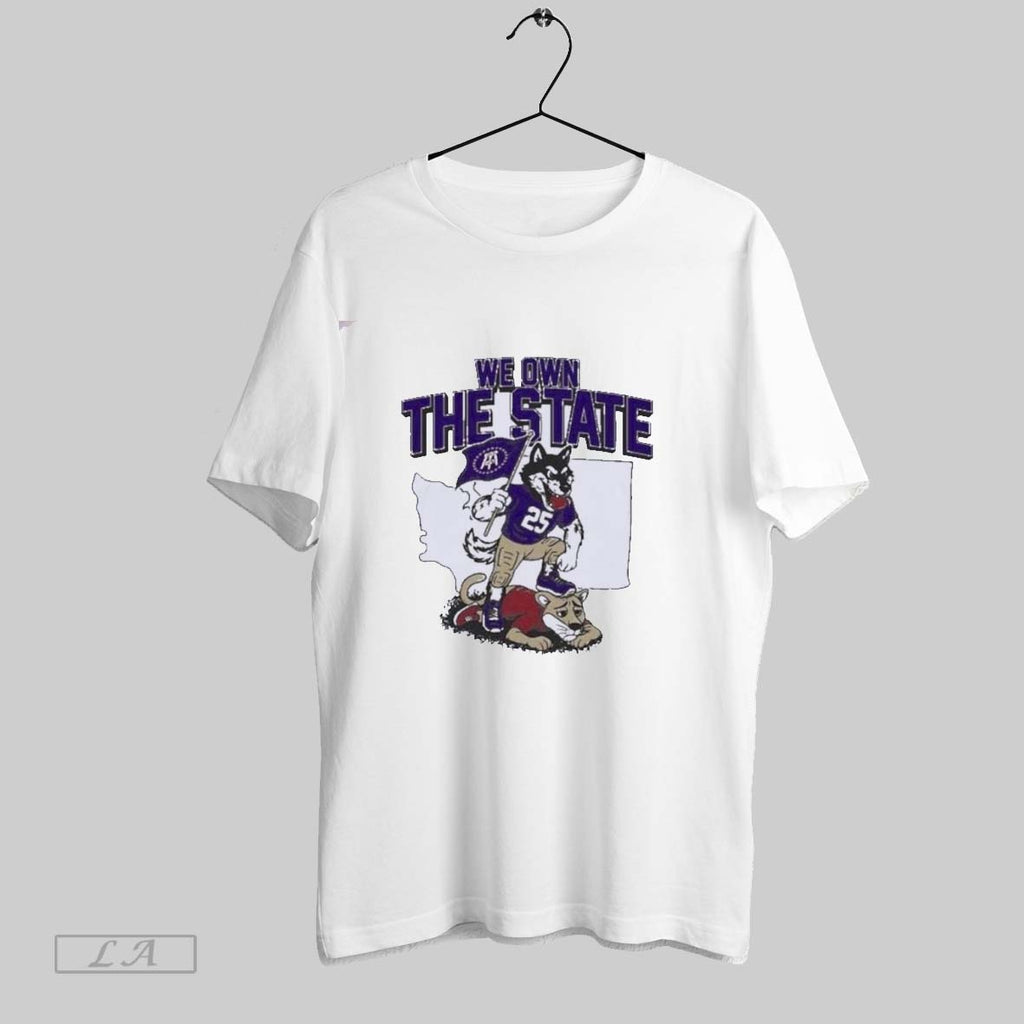 Original We Own The State Washington Huskies Stomp Washington State Cougars Masco