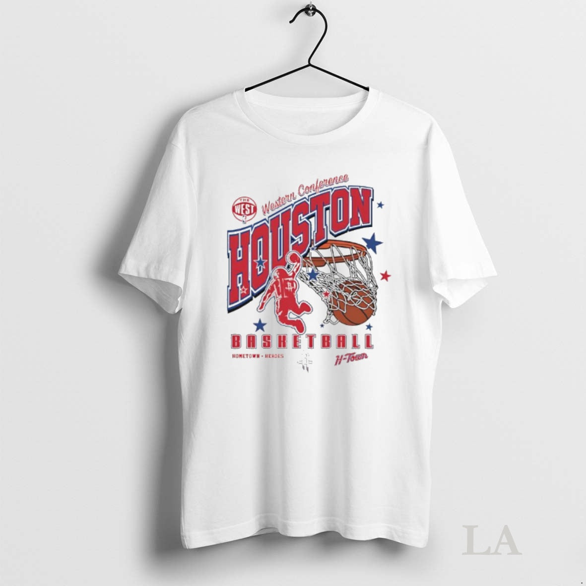 Original Western Conference Houston Rockets 2025 Basketball H Town