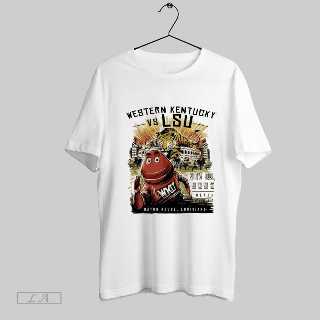 Original Western Kentucky Vs Lsu 2025 Game Day Mascot