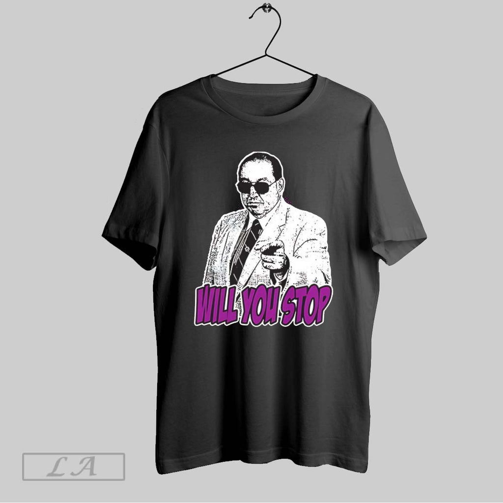 Original Will You Stop Gorilla Monsoon V Neck