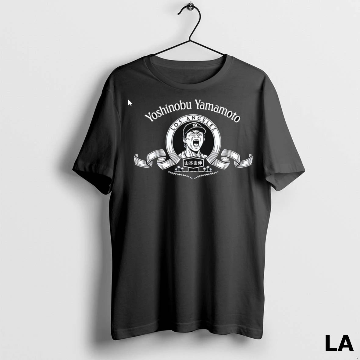 Original Yoshinobu Yamamoto Los Angeles Dodgers Yamamoto Roar Logo