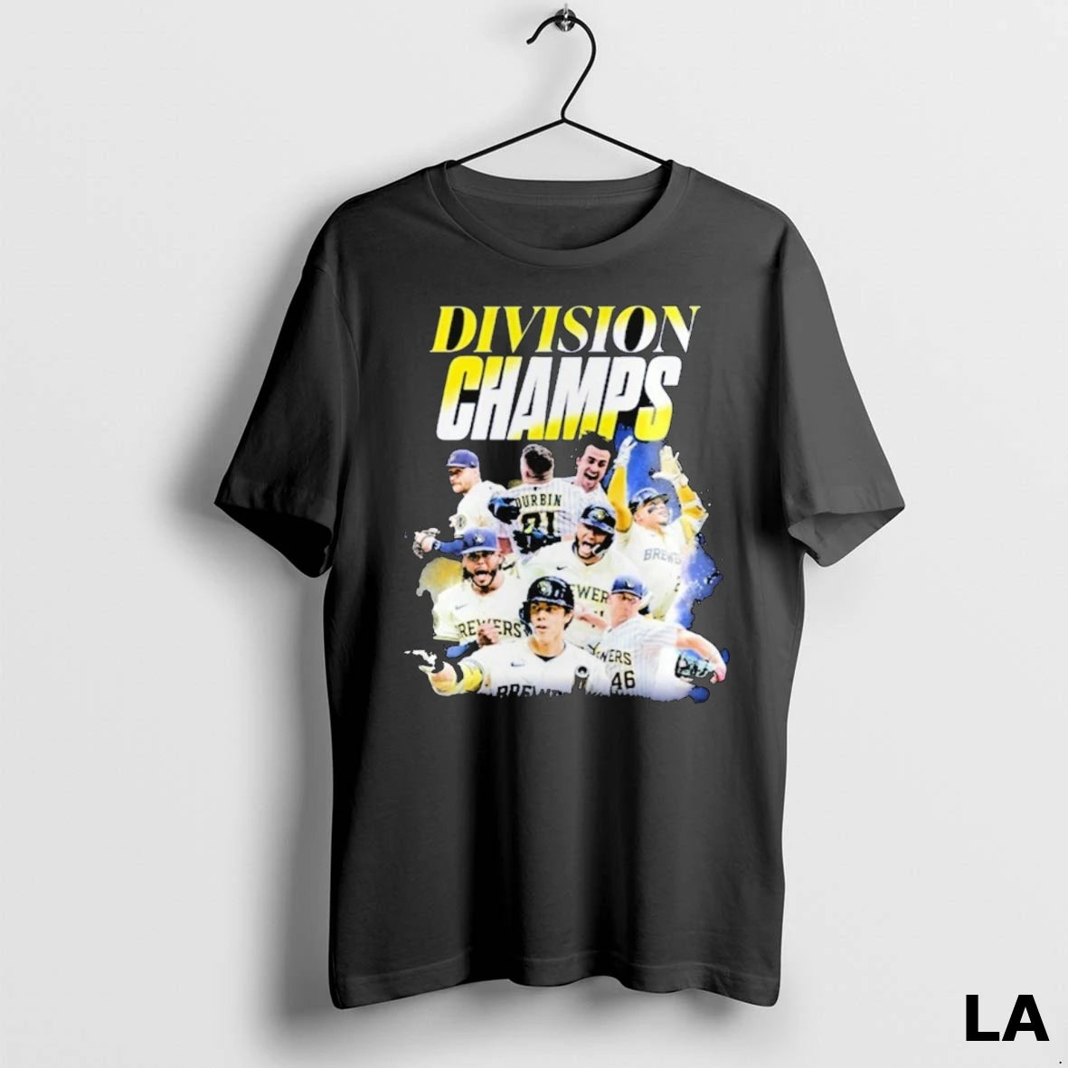 Original Brewers Navy Division Champions Locker Room Jersey 2025