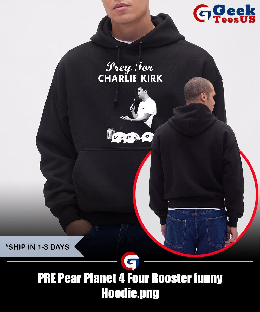 PRE Pear Planet 4 Four Rooster funny shirt Unisex , , , Long Sleeve Tee