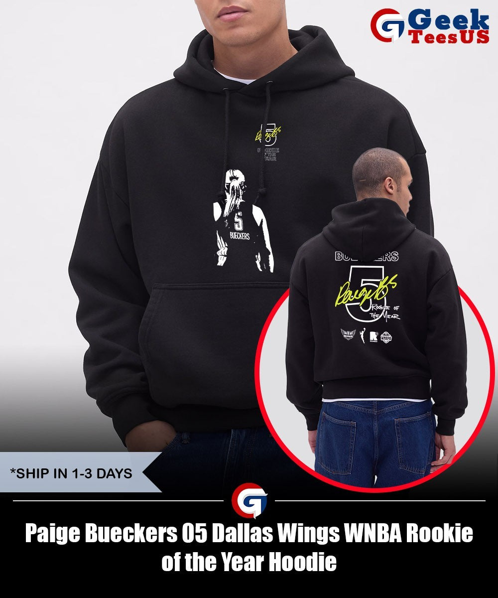 Paige Bueckers 05 Dallas Wings WNBA Rookie of the Year shirt Unisex , , , Long Sleeve Tee