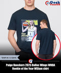 Paige Bueckers 2025 Dallas Wings WNBA Rookie of the Year WSlam shirt Unisex , , , Long Sleeve Tee