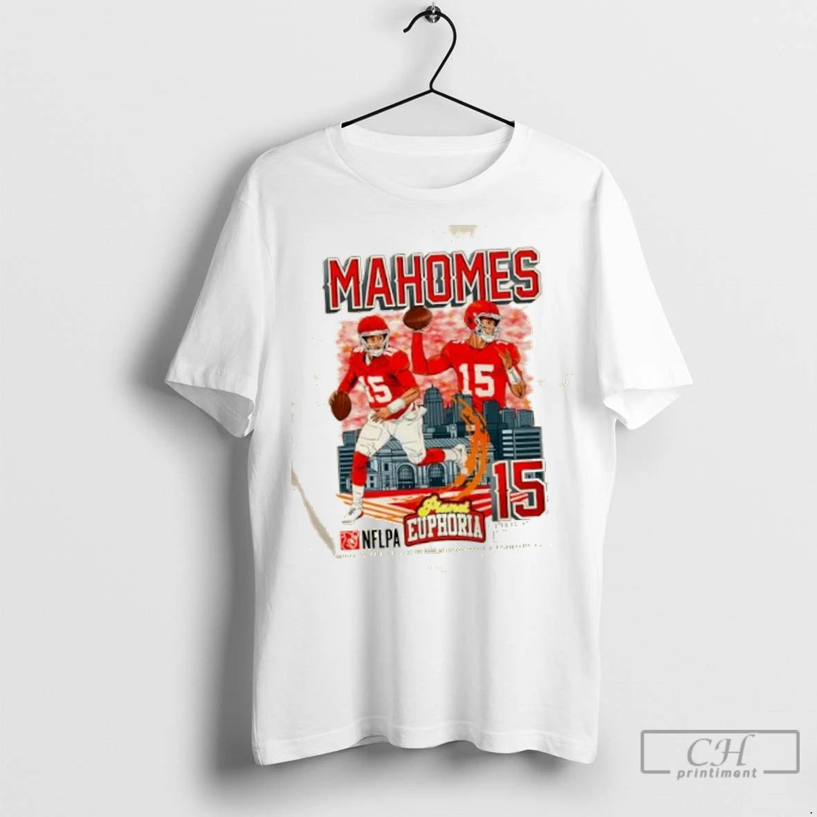 Patrick Mahomes Kansas City Chiefs Number 15 Graphic