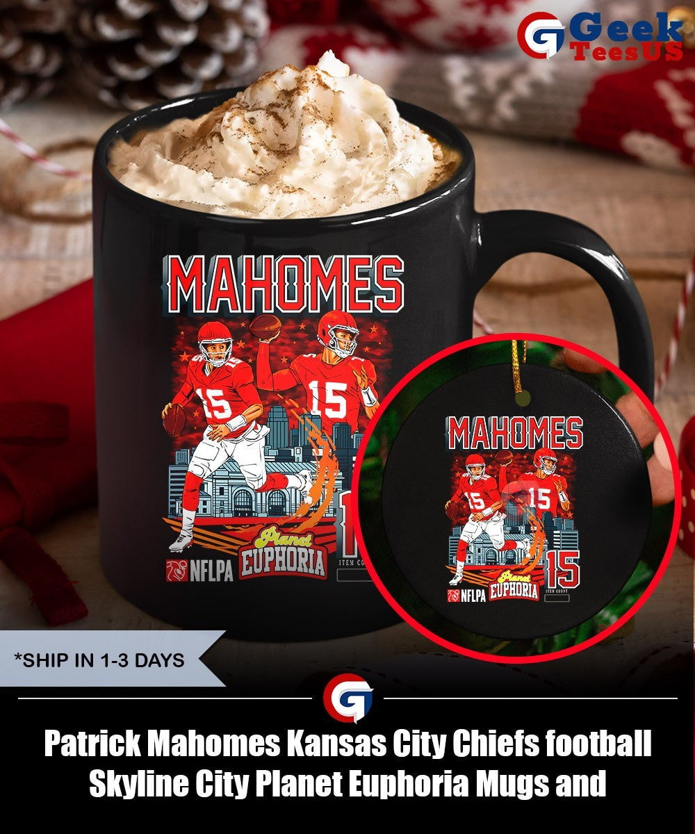 Patrick Mahomes Kansas City Chiefs football Skyline City Planet Euphoria shirt Unisex , , , Long Sleeve Tee