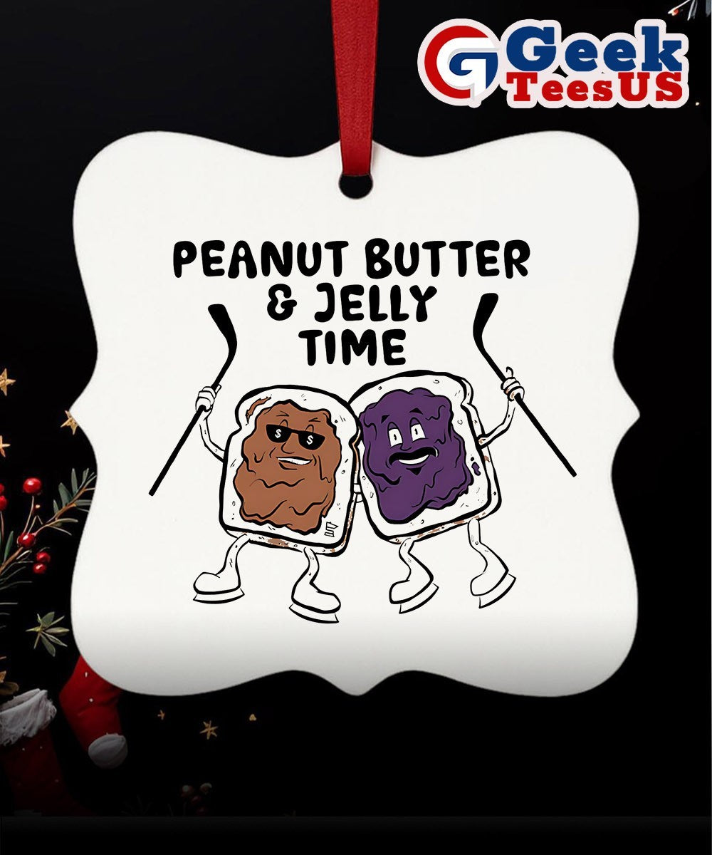 Peanut butter jelly time Ornament Unisex , , , Long Sleeve Tee
