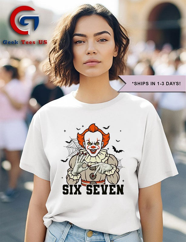 Pennywise six seven Halloween funny shirt Unisex , , , Long Sleeve Tee