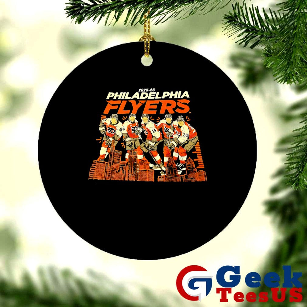 Philadelphia Flyers hockey 2025-2026 players skyline City shirt Unisex , , , Long Sleeve Tee