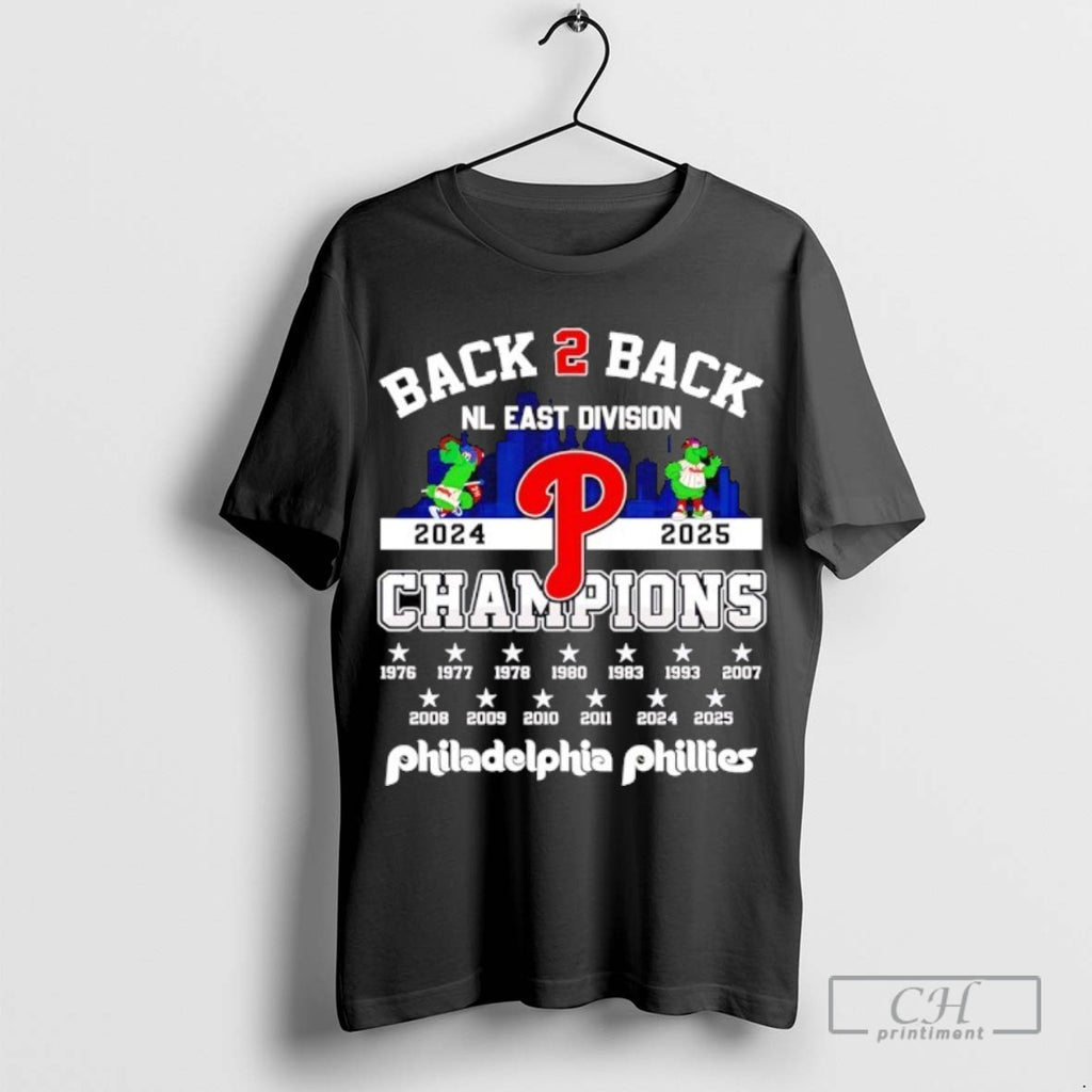 Philadelphia Philies Back 2 Back Nl East Division Champions 2025