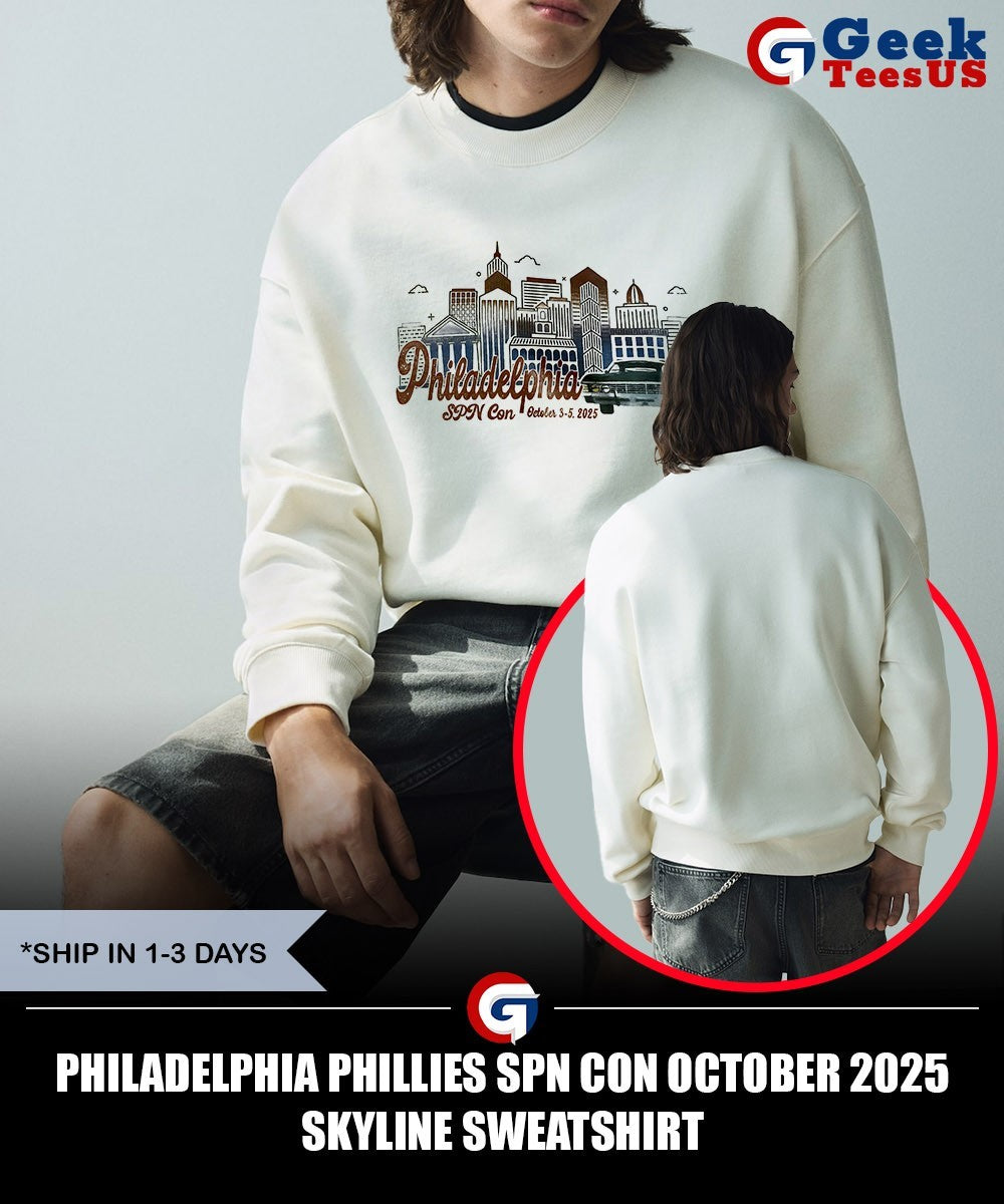 Philadelphia Phillies SPN Con October 2025 Skyline shirt Unisex , , , Long Sleeve Tee