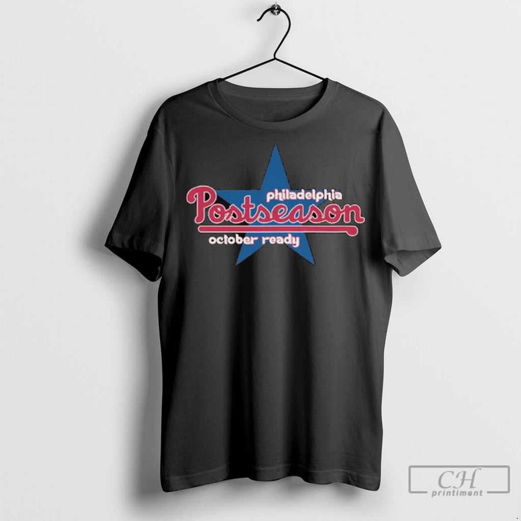 Philadelphia Postseason October Ready Star 2025 Long Sleve T Shirt Jpg