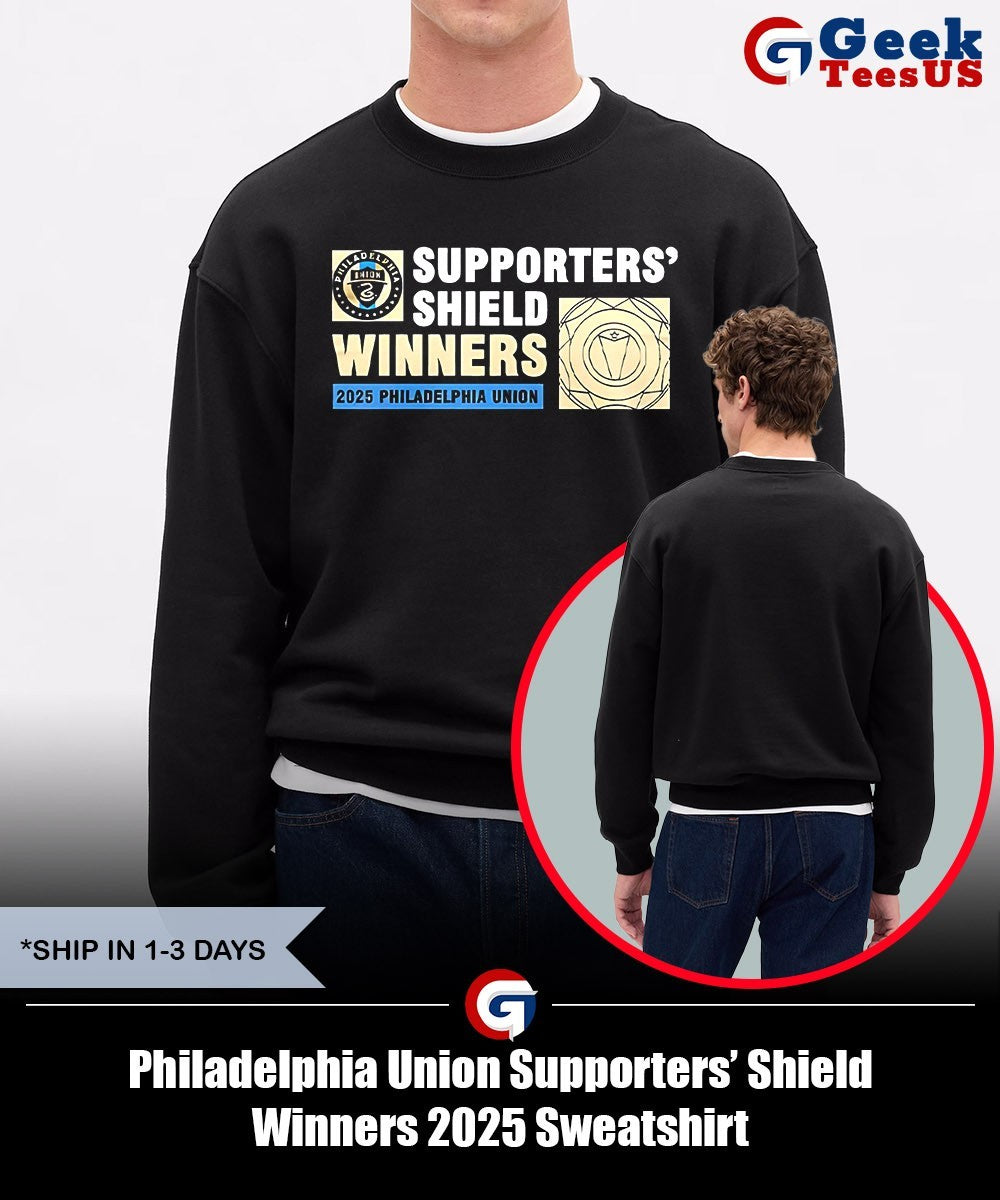 Philadelphia Union Supporters’ Shield Winners 2025 shirt Unisex , , , Long Sleeve Tee