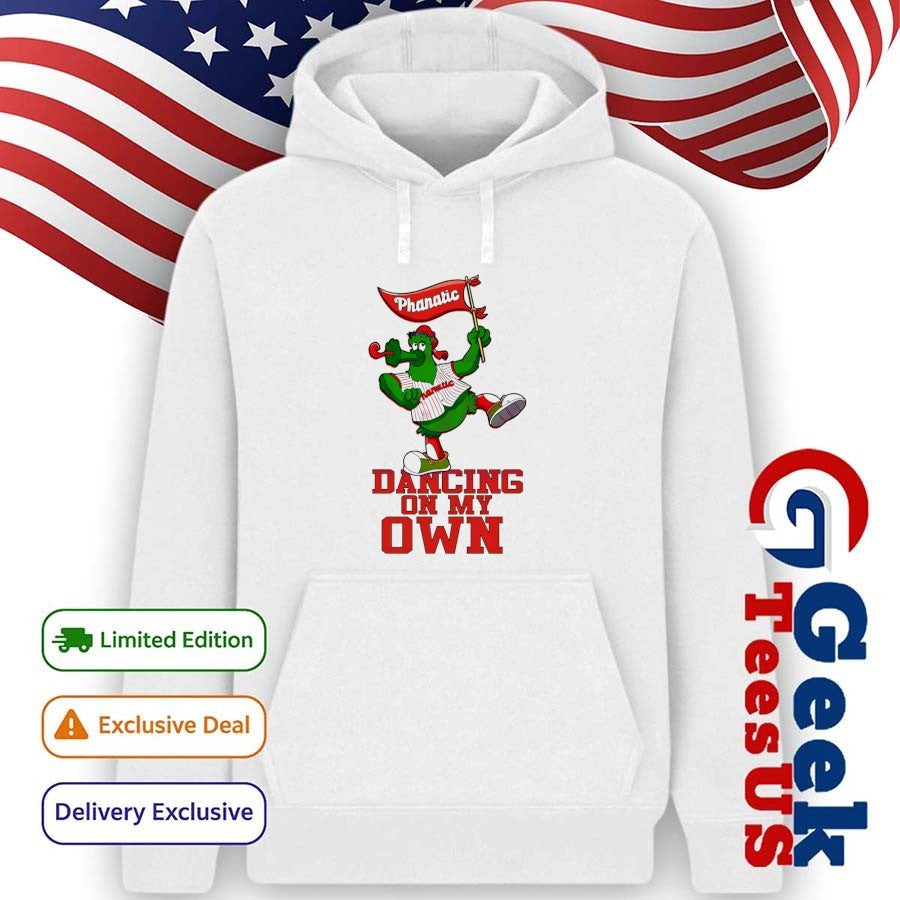 Phillie Phanatic dancing on my own Philadelphia Phillies 2025 shirt Unisex , , , Long Sleeve Tee