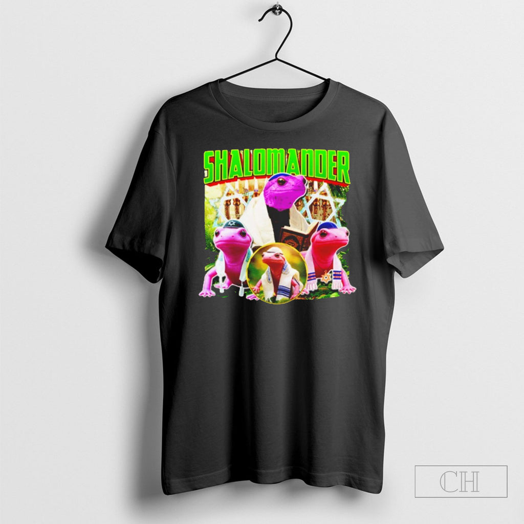 Pink Shalomander Axolotl Shirts