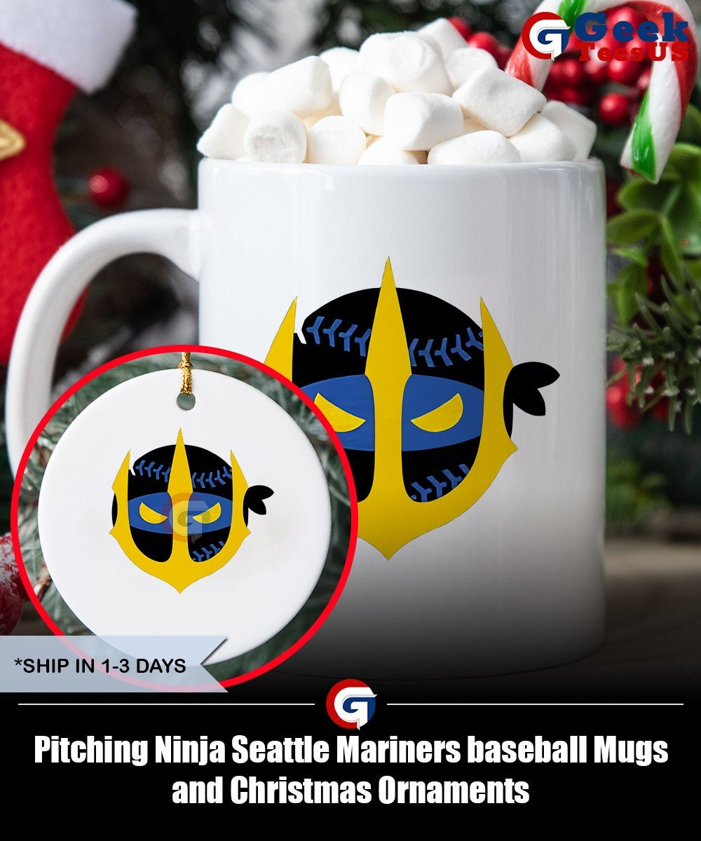 Pitching Ninja Seattle Mariners baseball shirt Unisex , , , Long Sleeve Tee