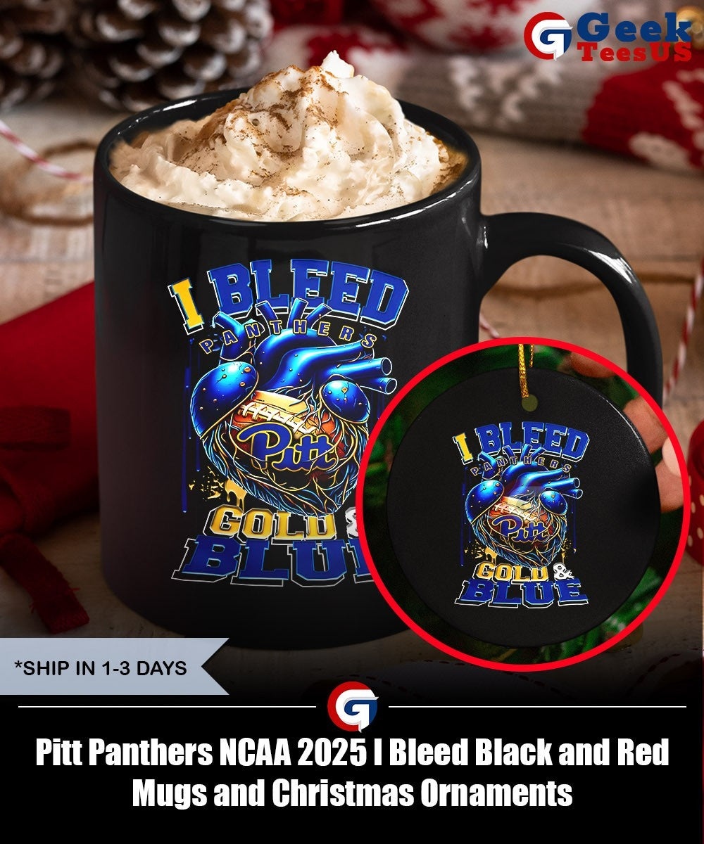 Pitt Panthers NCAA 2025 I Bleed Black and Red shirt Unisex , , , Long Sleeve Tee