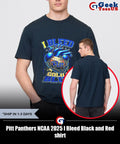 Pitt Panthers NCAA 2025 I Bleed Black and Red shirt Unisex , , , Long Sleeve Tee