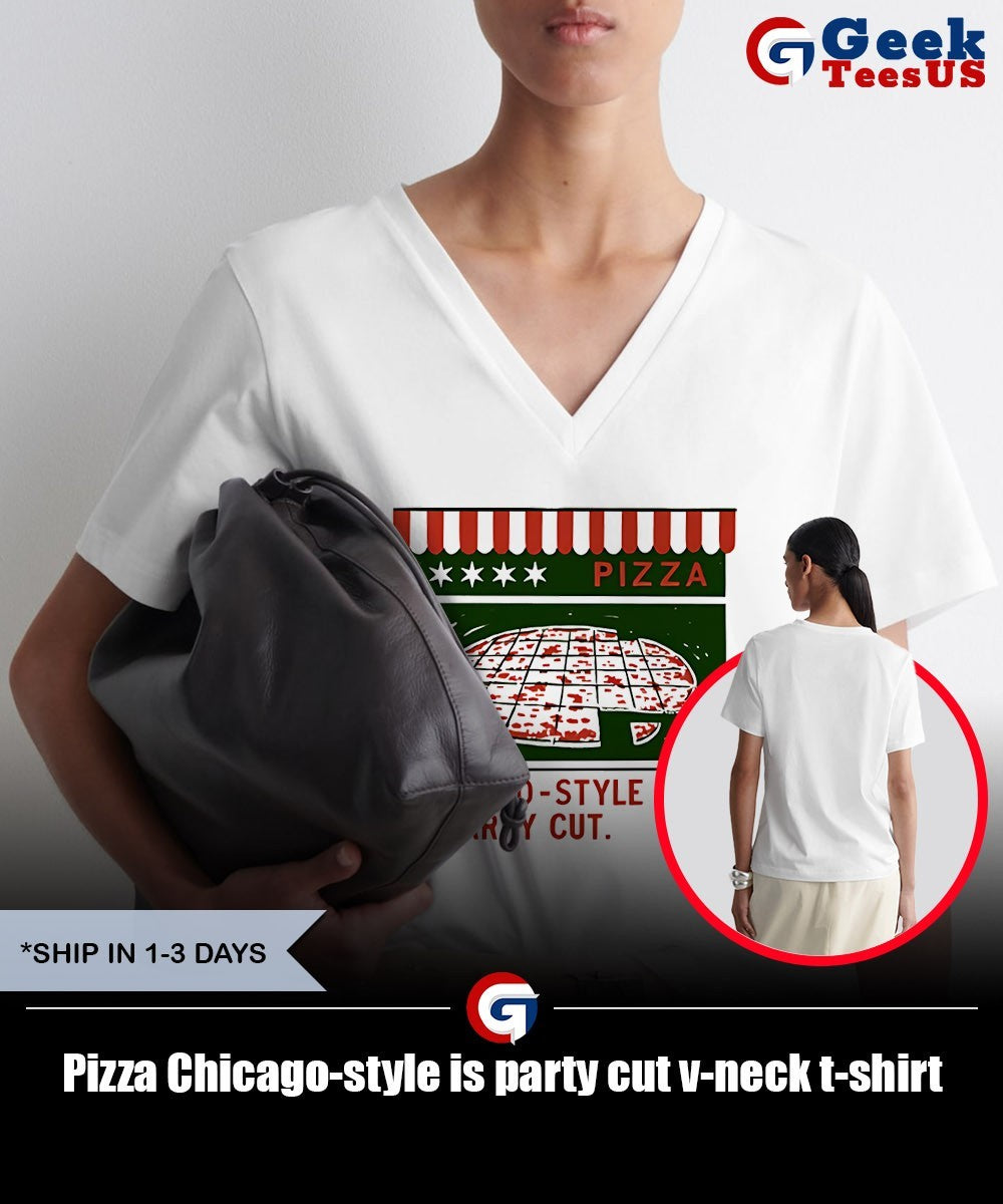 Pizza Chicago-style is party cut shirt Unisex , , , Long Sleeve Tee