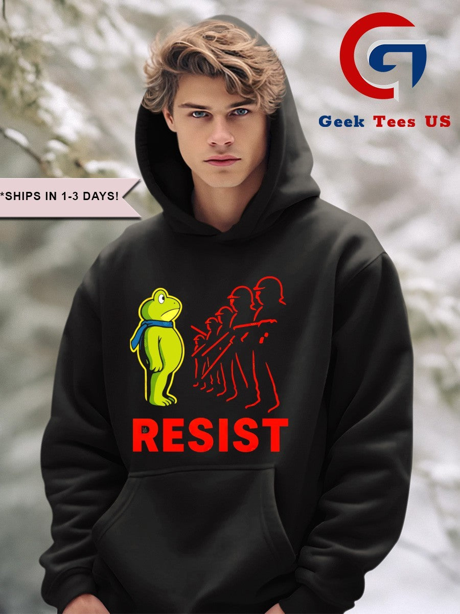 Portland Frog Protest Resist 2025 shirt Unisex , , , Long Sleeve Tee